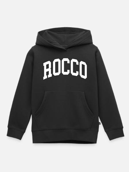 Rocco - Kinder Premium Organic Hoodie - Schwarz