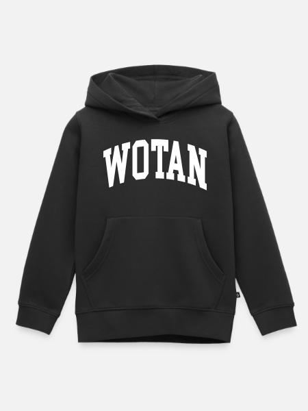 Wotan - Kinder Premium Organic Hoodie - Schwarz