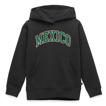 Mexique - Sweat Premium à capuche enfant bio - noir - Devant - AI Model Kid Male (0cm)