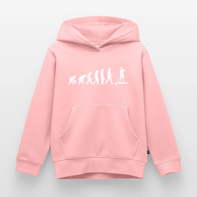 Stand Up Paddle Boarding Evolution der Menschen Kinder Premium Organic Hoodie