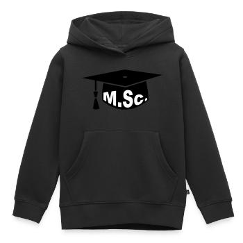 Doktorhut - Master - Kinder Premium Organic Hoodie - Schwarz - Vorne - AI Model Kid Male (0cm)