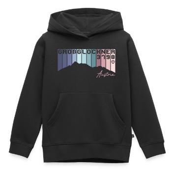 Großglockner Hohen Tauern Austria Österreich Berg - Kinder Premium Organic Hoodie - Schwarz - Vorne - AI Model Kid Male (0cm)