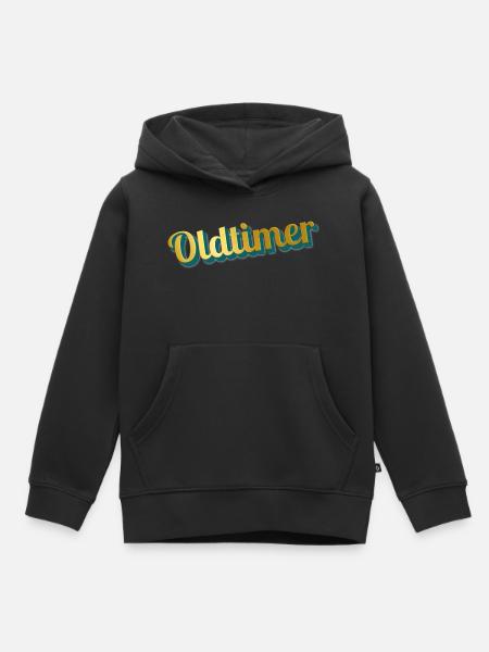 oldtimer - Kinder Premium Organic Hoodie - Schwarz