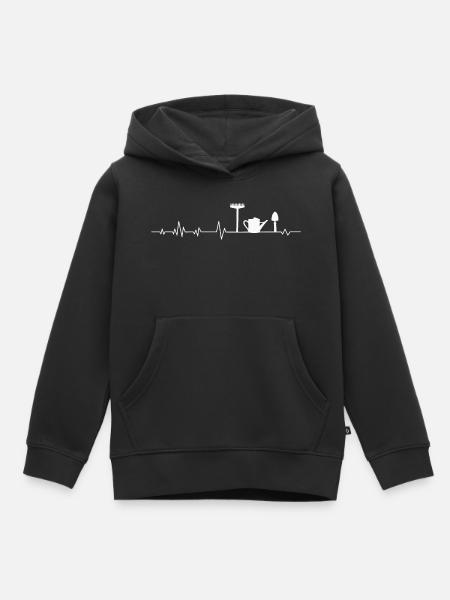 Tuinman Tuinman - Kinder Premium hoodie biologisch - zwart