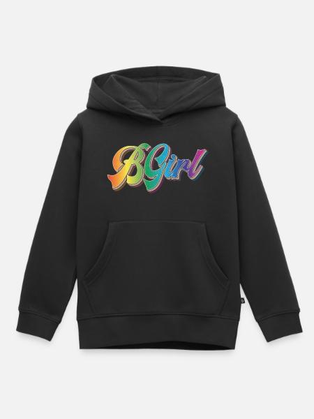 Breakdance Girl B-Girl - Kinder Premium Organic Hoodie - Schwarz