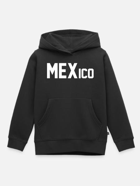 Mexiko - Kinder Premium Organic Hoodie - Schwarz