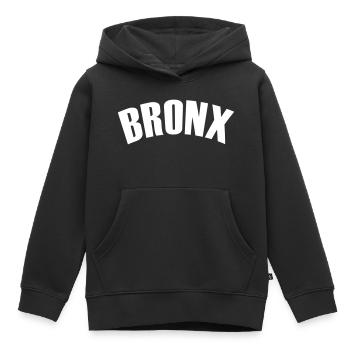 Bronx Shirt - Kids Premium Organic Hoodie - black - Front - AI Model Kid Male (0cm)