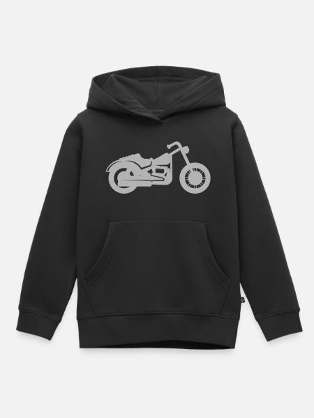 Motorrad - Kinder Premium Organic Hoodie - Schwarz