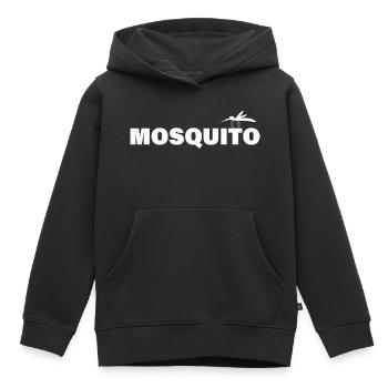 MOUSTIQUE - Sweat Premium à capuche enfant bio - noir - Devant - AI Model Kid Male (0cm)