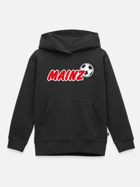 Mainz Fußball Fan - Kinder Premium Organic Hoodie - Schwarz