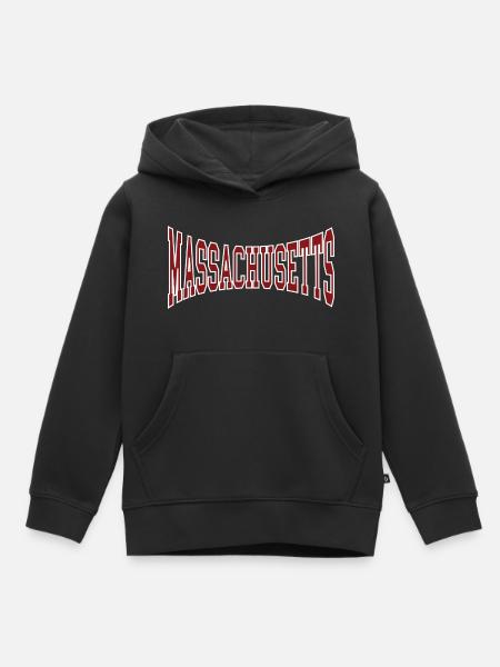 Massachusetts - Kinder Premium Organic Hoodie - Schwarz