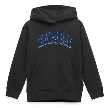 Tampa Bay - Kids Premium Organic Hoodie - black - Front - AI Model Kid Male (0cm)