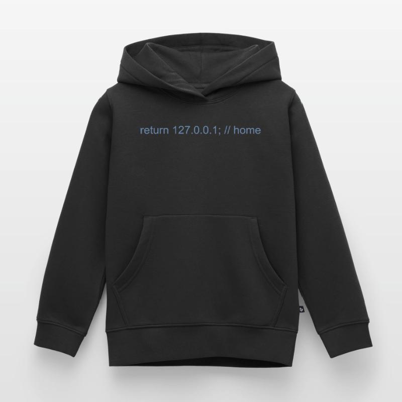 Programmierer Nerd IT Witz Developer Zuhause Kinder Premium Organic Hoodie