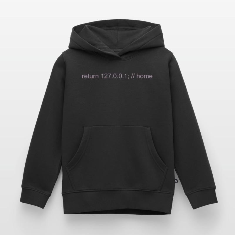 Programmierer Nerd IT Witz Developer Zuhause Kinder Premium Organic Hoodie