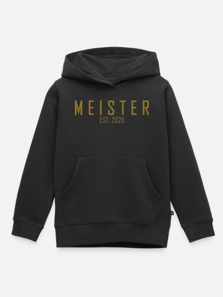 Meister est. 2026 - Kinder Premium Organic Hoodie - Schwarz