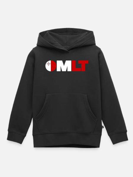 Malta - Kinder Premium Organic Hoodie - Schwarz