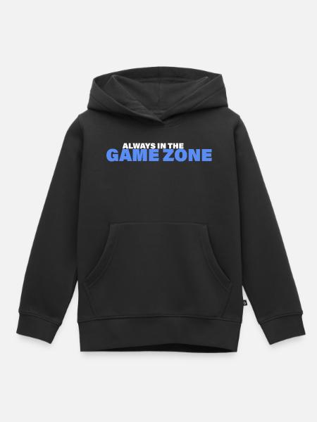 GAME ZONE - Kinder Premium Organic Hoodie - Schwarz