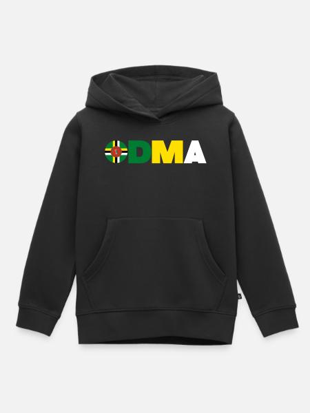 Dominique - Sweat Premium à capuche enfant bio - noir