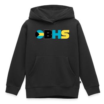 Bahamas - Sweat Premium à capuche enfant bio - noir - Devant - AI Model Kid Male (0cm)