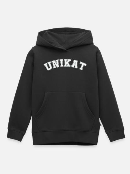 unikat - Kinder Premium Organic Hoodie - Schwarz
