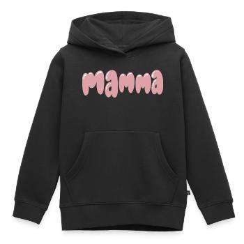 Skulkulissige Mama Verspielter Stil Pink - Kinder Premium Organic Hoodie - Schwarz - Vorne - AI Model Kid Male (0cm)