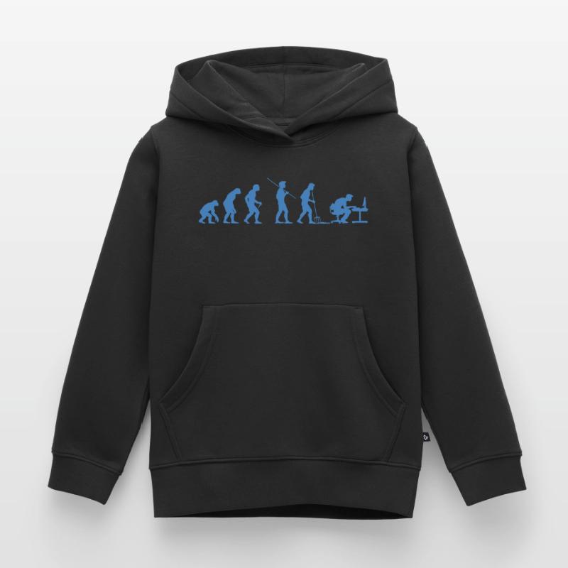 Programmierer Evolution Informatiker Entwickler Kinder Premium Organic Hoodie