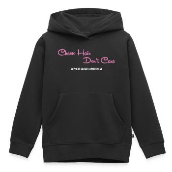 Lungenkrebs Krebs Krebs-Überlebender Krebs stinkt - Kinder Premium Organic Hoodie - Schwarz - Vorne - AI Model Kid Male (0cm)