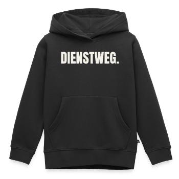 Dienstweg - Beamter Verwaltung Amt Spruch - Kinder Premium Organic Hoodie - Schwarz - Vorne - AI Model Kid Male (0cm)