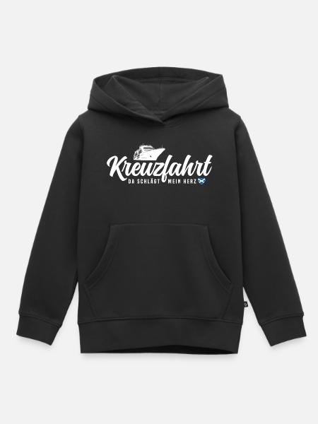 Schottland Kreuzfahrt - Kinder Premium Organic Hoodie - Schwarz