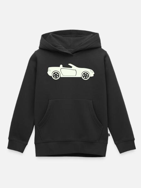 Auto Cabrio - Kinder Premium Organic Hoodie - Schwarz