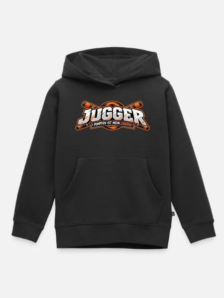 Jugger Cardio Kampf - Kinder Premium Organic Hoodie - Schwarz