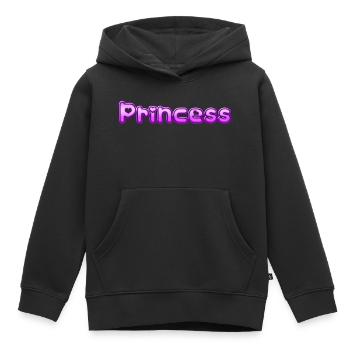 Text Princess - Kinder Premium Organic Hoodie - Schwarz - Vorne - AI Model Kid Male (0cm)