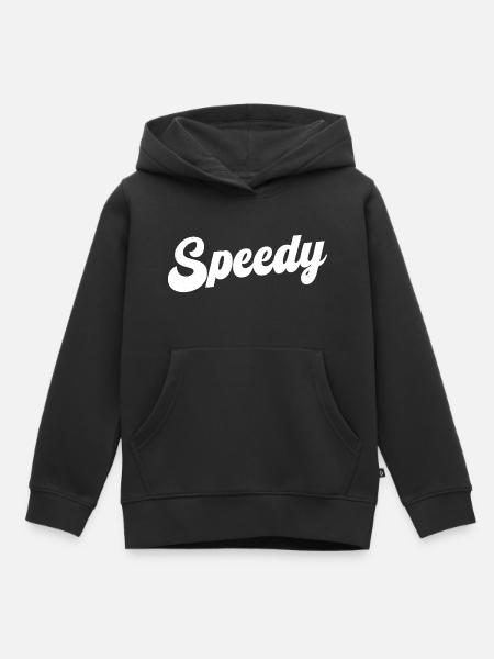 Schnell - Kinder Premium Organic Hoodie - Schwarz