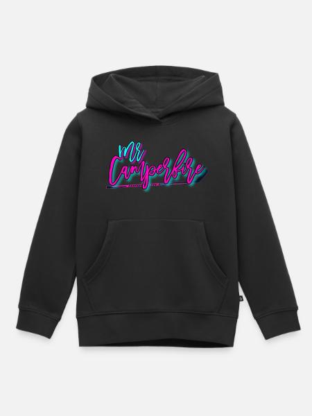 MrCamperfire Signatur - Kinder Premium Organic Hoodie - Schwarz