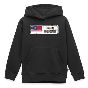 Tucson Vereinigte Staaten Amerika - Kinder Premium Organic Hoodie - Schwarz - Vorne - AI Model Kid Male (0cm)