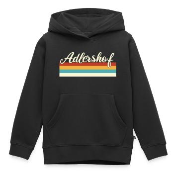 Adlershof - Treptow - Köpenick - Berlin - Retro - Kinder Premium Organic Hoodie - Schwarz - Vorne - AI Model Kid Male (0cm)