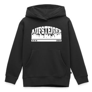 Aufsteiger 2024 Aufstieg Fußball Handball - Kinder Premium Organic Hoodie - Schwarz - Vorne - AI Model Kid Male (0cm)