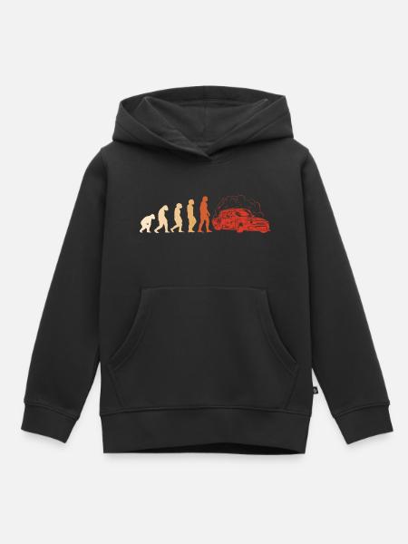 Sport Evolution Drifting - Kinder Premium Organic Hoodie - Schwarz