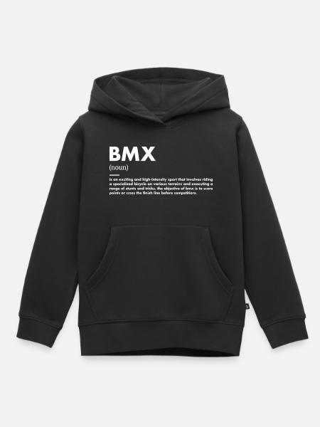 Sport Definition BMX - Kinder Premium Organic Hoodie - Schwarz