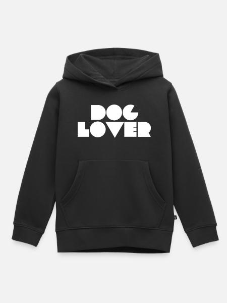 Hundefreund - Kinder Premium Organic Hoodie - Schwarz