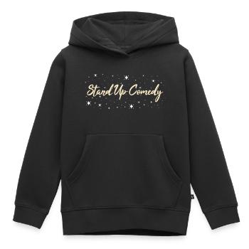 Comedian Stand Up Comedy - Kinder Premium Organic Hoodie - Schwarz - Vorne - AI Model Kid Male (0cm)