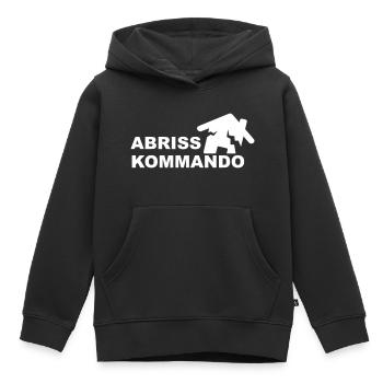 Abriss Kommando - Kinder Premium Organic Hoodie - Schwarz - Vorne - AI Model Kid Male (0cm)