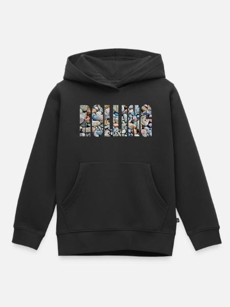 rolling 1 - Kinder Premium Organic Hoodie - Schwarz