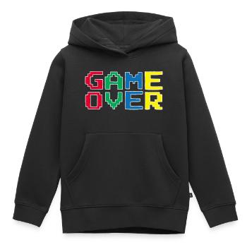 Vintage-Videospiel - Kinder Premium Organic Hoodie - Schwarz - Vorne - AI Model Kid Male (0cm)