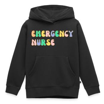 Notfall-Krankenschwester - Kinder Premium Organic Hoodie - Schwarz - Vorne - AI Model Kid Male (0cm)