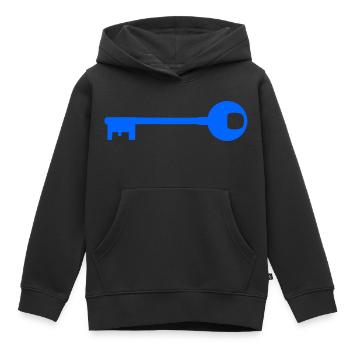 Ein Schlüssel - Kinder Premium Organic Hoodie - Schwarz - Vorne - AI Model Kid Male (0cm)
