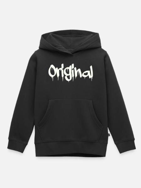 original - Kinder Premium Organic Hoodie - Schwarz