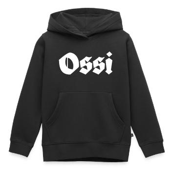 Ossi Ostdeutschland - Kinder Premium Organic Hoodie - Schwarz - Vorne - AI Model Kid Male (0cm)
