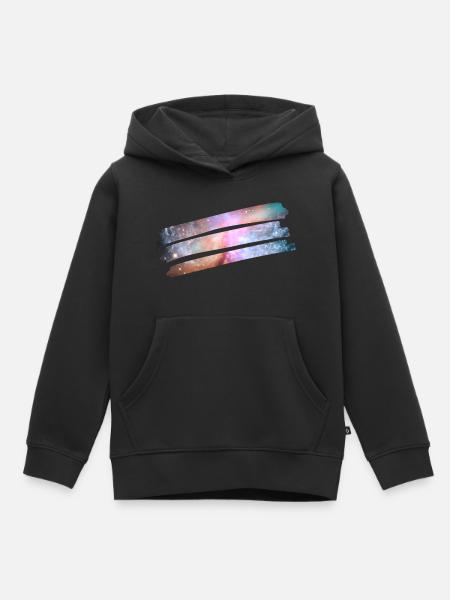 Cosmic Farbe - Kinder Premium Organic Hoodie - Schwarz