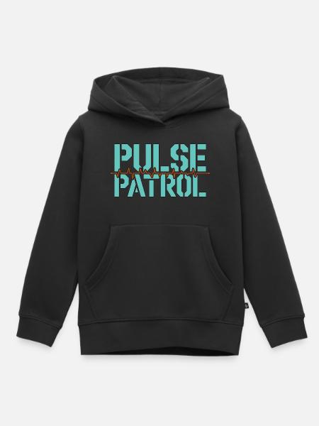 Cardiac Tech Pulse Patrol Pacemaker Technician - Kinder Premium Organic Hoodie - Schwarz